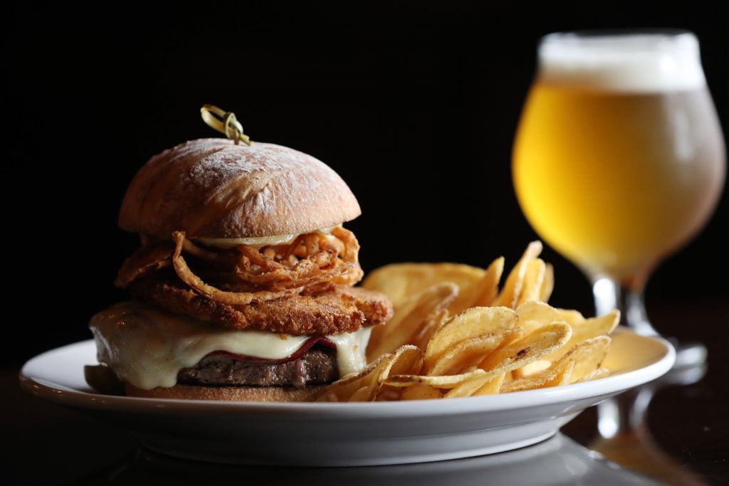 Cask + Cow Maverick Burger